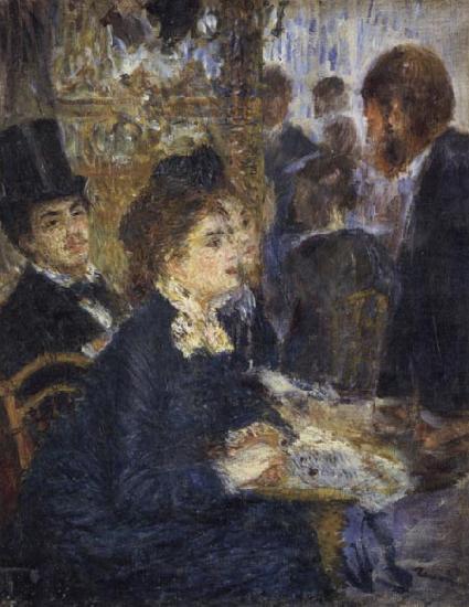 Pierre Renoir At the Cafe Sweden oil painting art